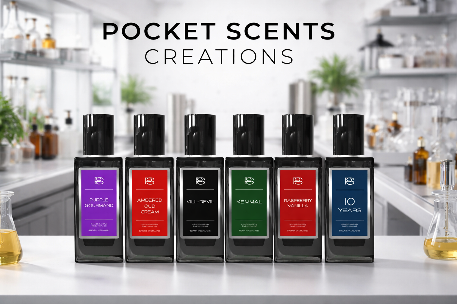 Six Original, Unique Perfumes by Pocket Scents