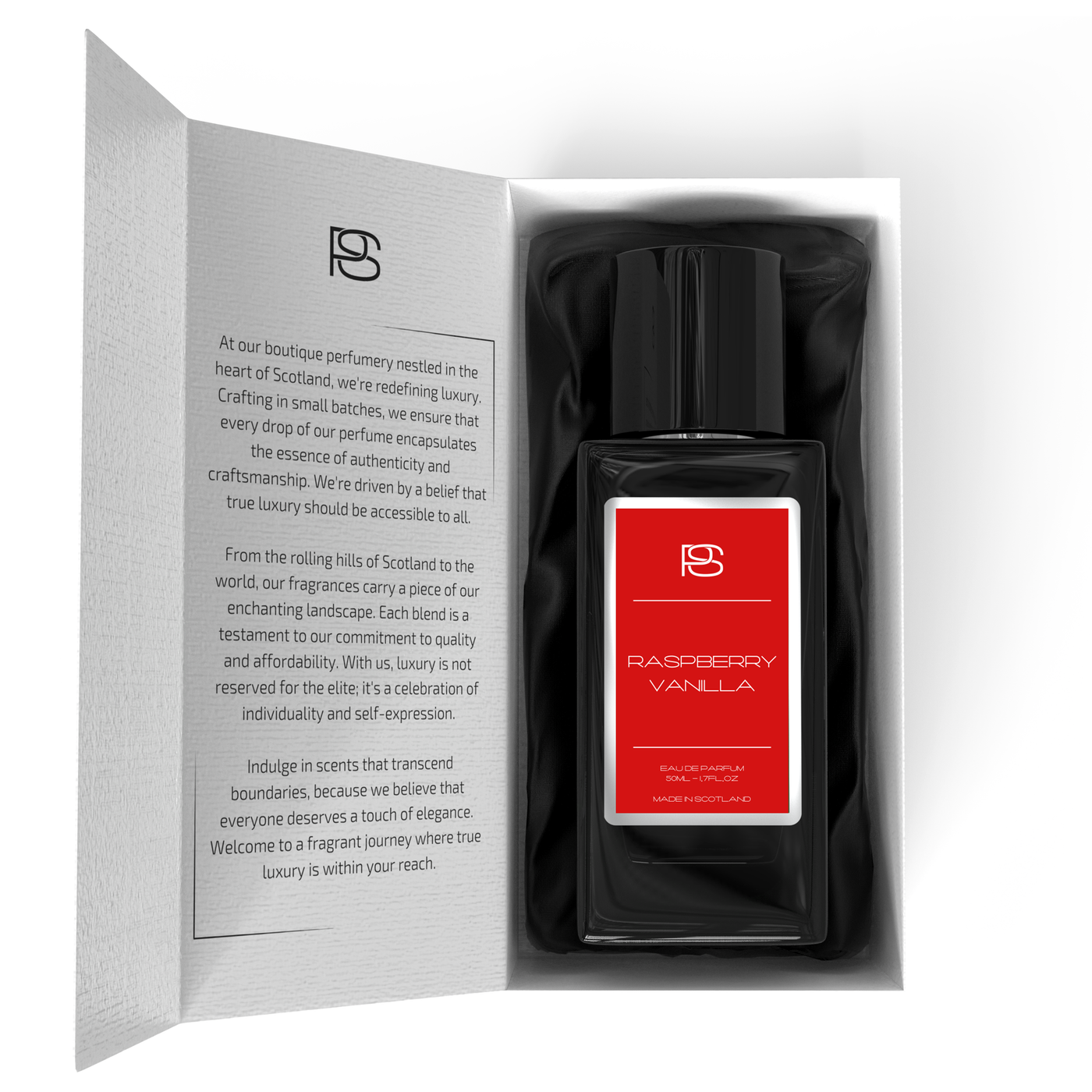 Rigid boxes with satin finished inner lining, perfect for gifting.